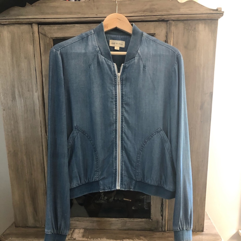 Cloth & Stone Tencel Bomber